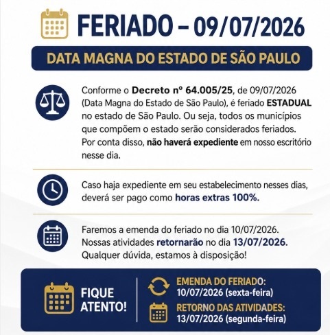 FERIADO 09/07